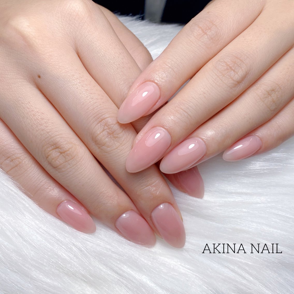 セミロング ハンドネイル Akina Nail 亀戸のネイルデザイン