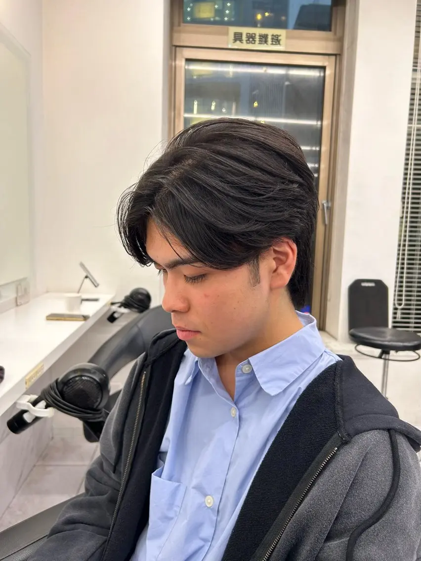 【🔷期間限定価格🔷】カット➕ストレートメンズパーマ(曲がる縮毛矯正/相談の写真