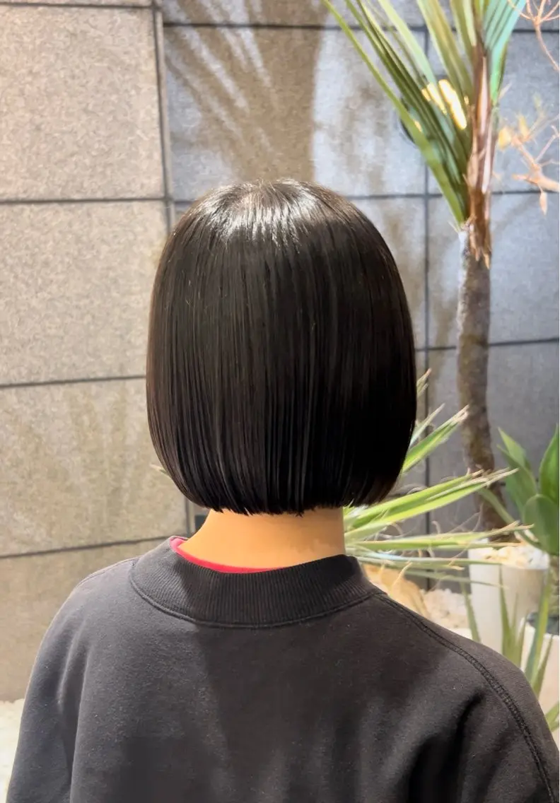 ショート ボブ カット 🇰🇷レイヤー/ト レンドまつげ🎀ミキのヘアスタイル