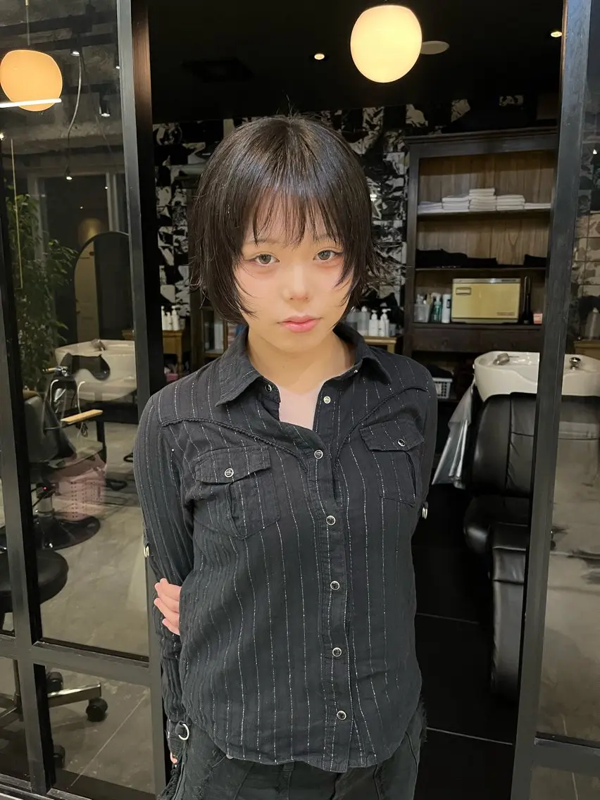 ショート 外国人風レイヤー 髪質改善Yukiのヘアスタイル