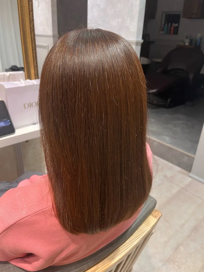セミロング カット トリートメント 🧸 山下 礼華 🧸のヘアスタイル