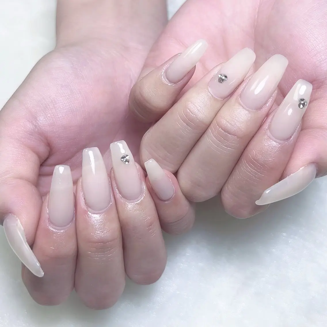 メンズ ネイル メンズ韓国風 アートネイル オーロラネイル ガーリー キラキラネイル ハンドネイル Nail salon 木にいるのネイルデザイン