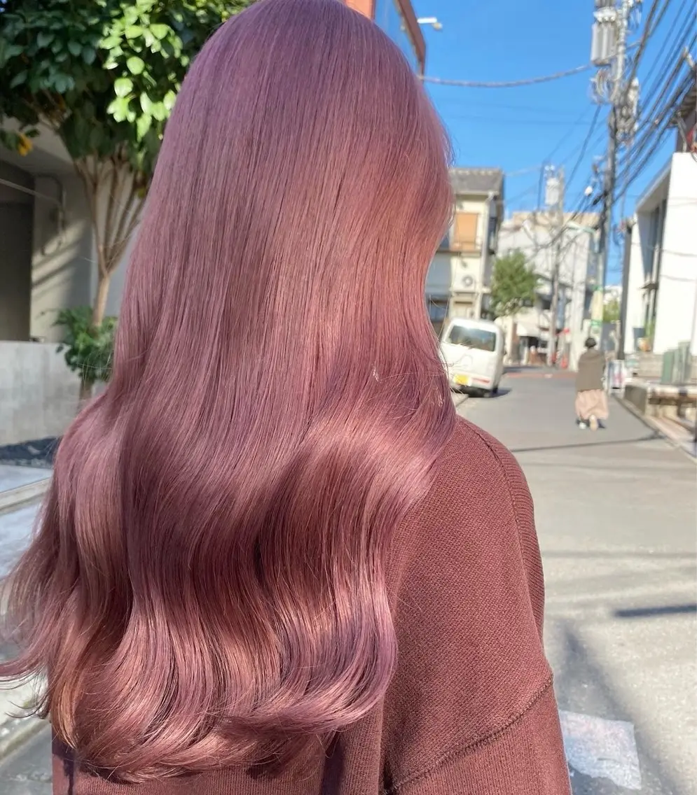カラー 透明感カラー×艶髪 🍒Mihoのヘアスタイル