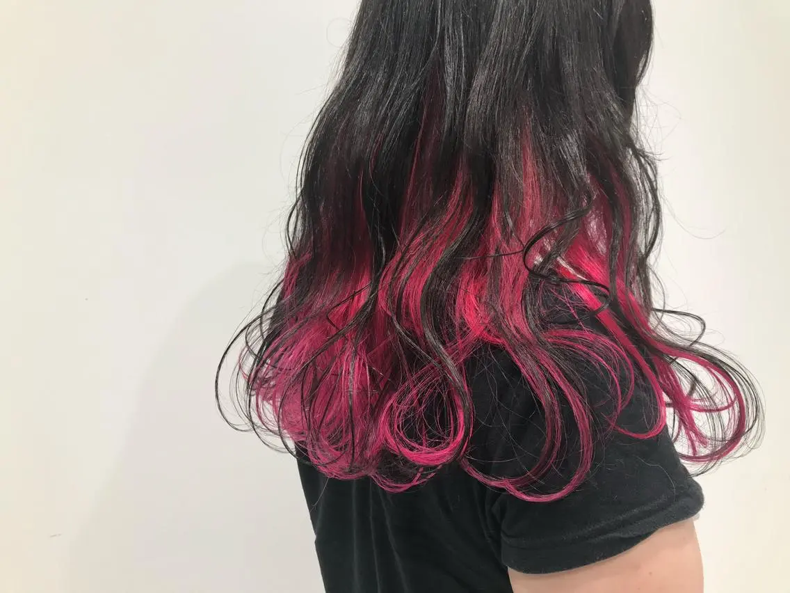 🎊カット+インナーカラーorグラデーションカラー(ブリーチ+全体フルカラー込み❤️✨❤️✨の写真