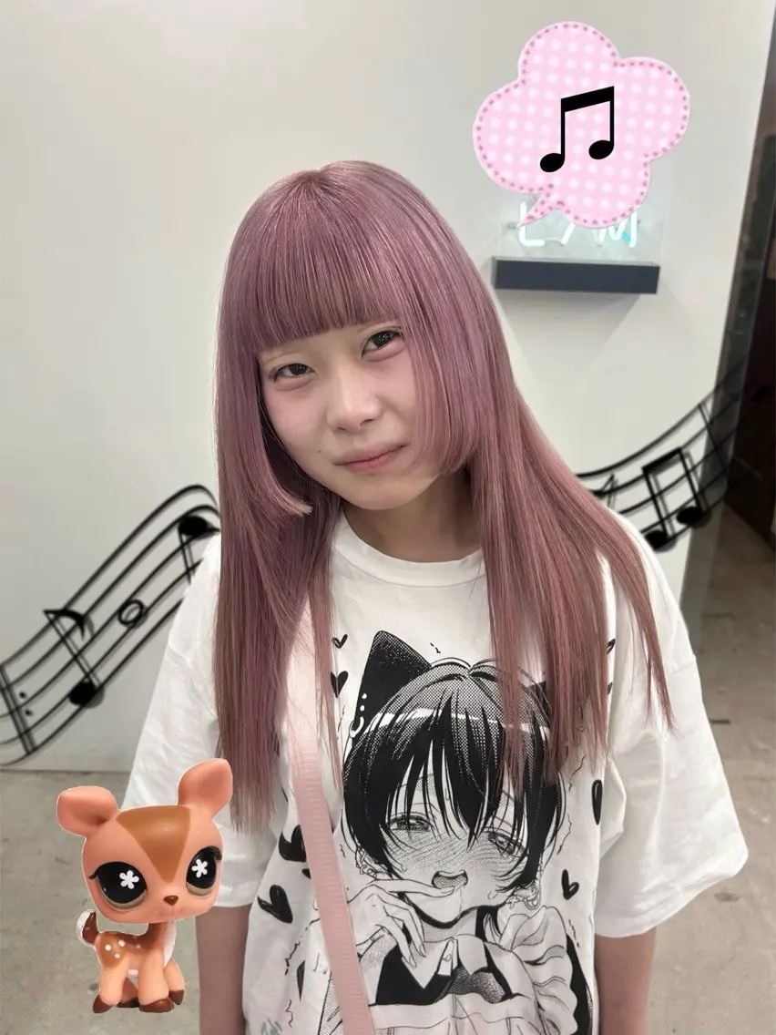 カラー ヘアカラー fleurdelis ୨୧ AOIのヘアスタイル