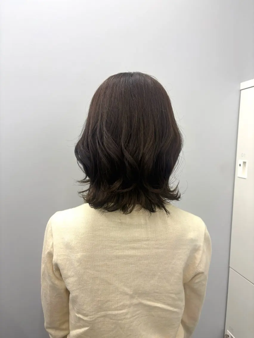 セミロング カラー ヘアカラー MIU ROCCO3rdのヘアスタイル
