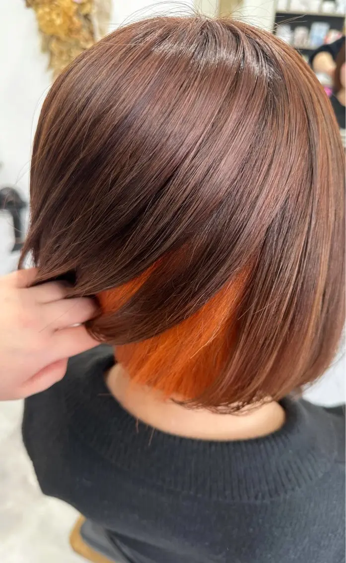 ショート 𝑴𝒐𝒓𝒊 /髪質改善/艶髪🖤のヘアスタイル
