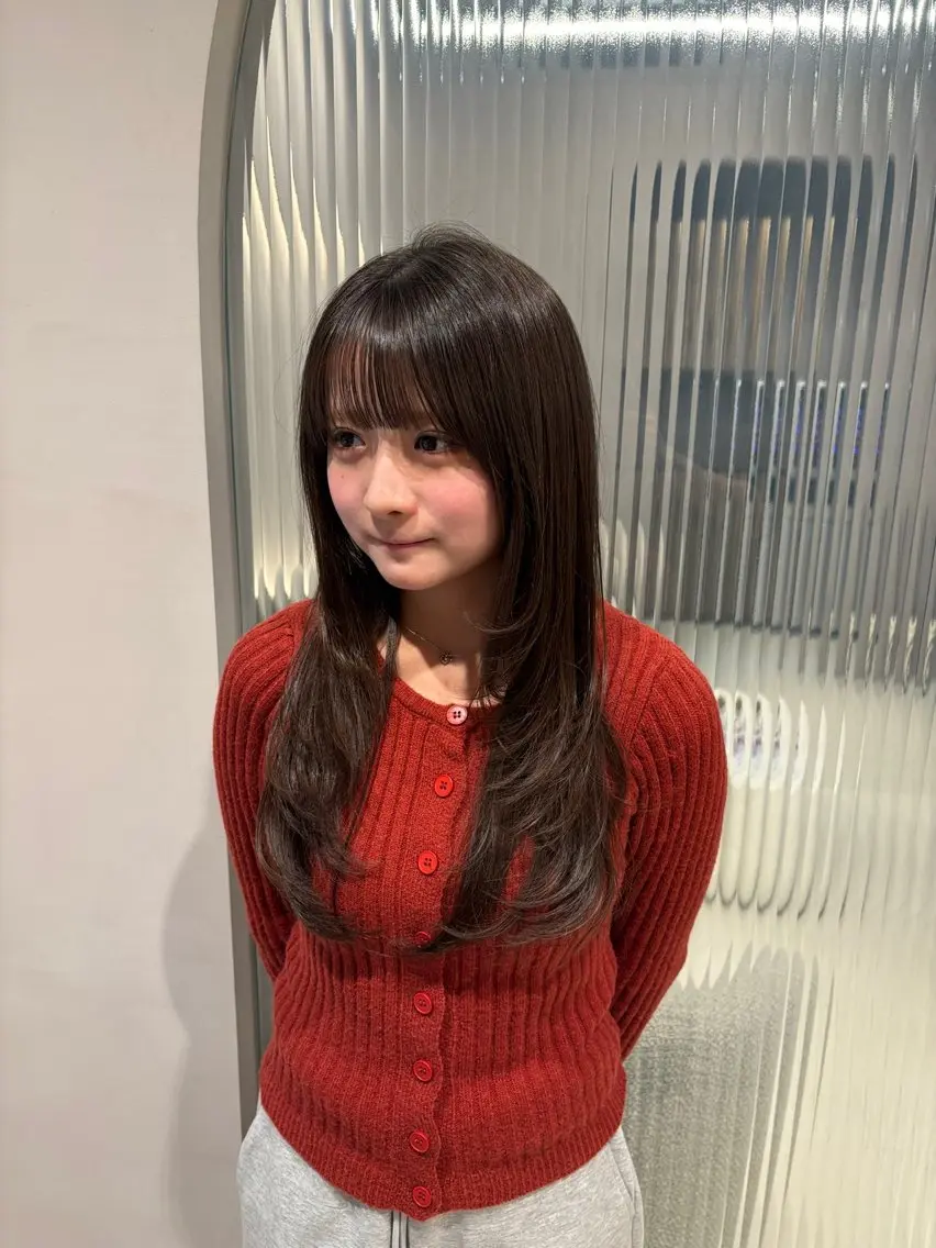 ロング ✂️地毛風ストレート 髪質改善枝松　凌✂️のヘアスタイル
