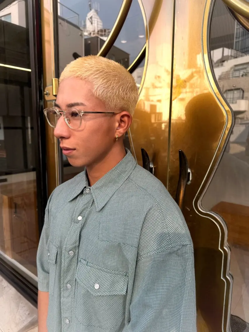 ショート カラー メンズ カット ヘアカラー トリートメント メンズ特化🟡個室 口コミ高評価🟡三澤のヘアスタイル