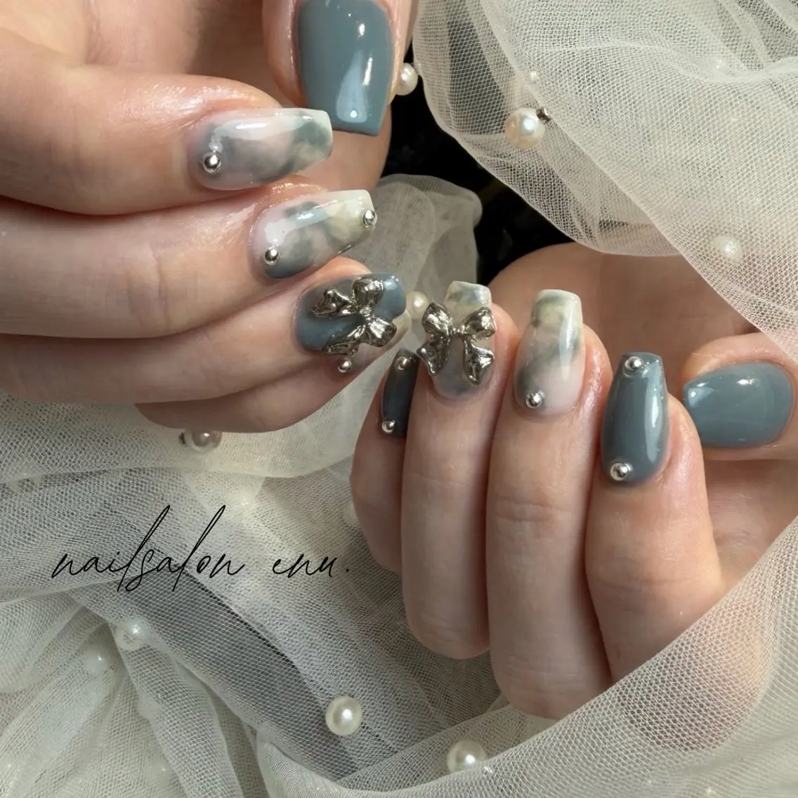 ネイル 持ち込み nailsalon enu.　miyuのネイルデザイン
