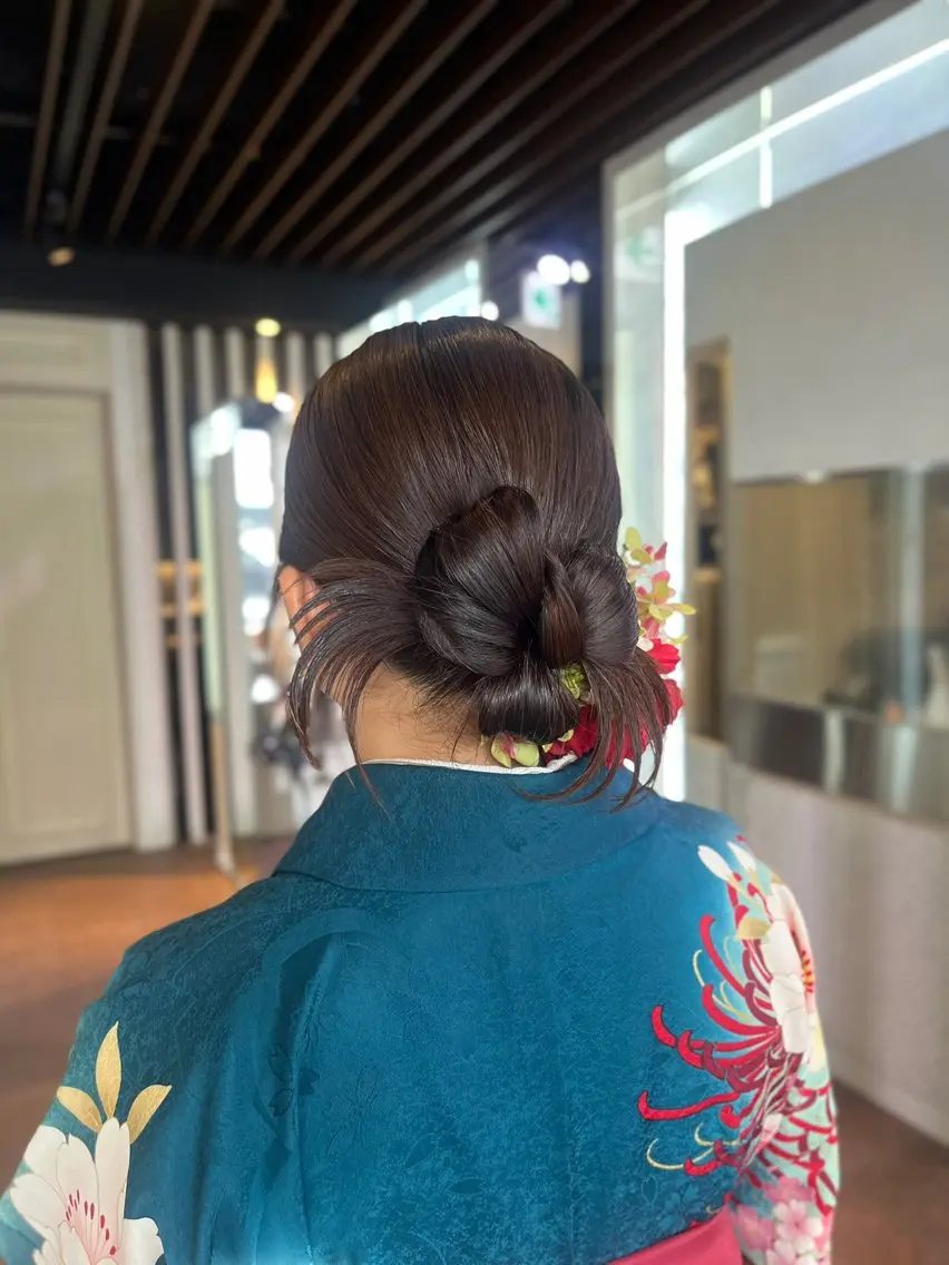 ヘアアレンジ 卒業式のヘアスタイル 都築 明日香のヘアスタイル