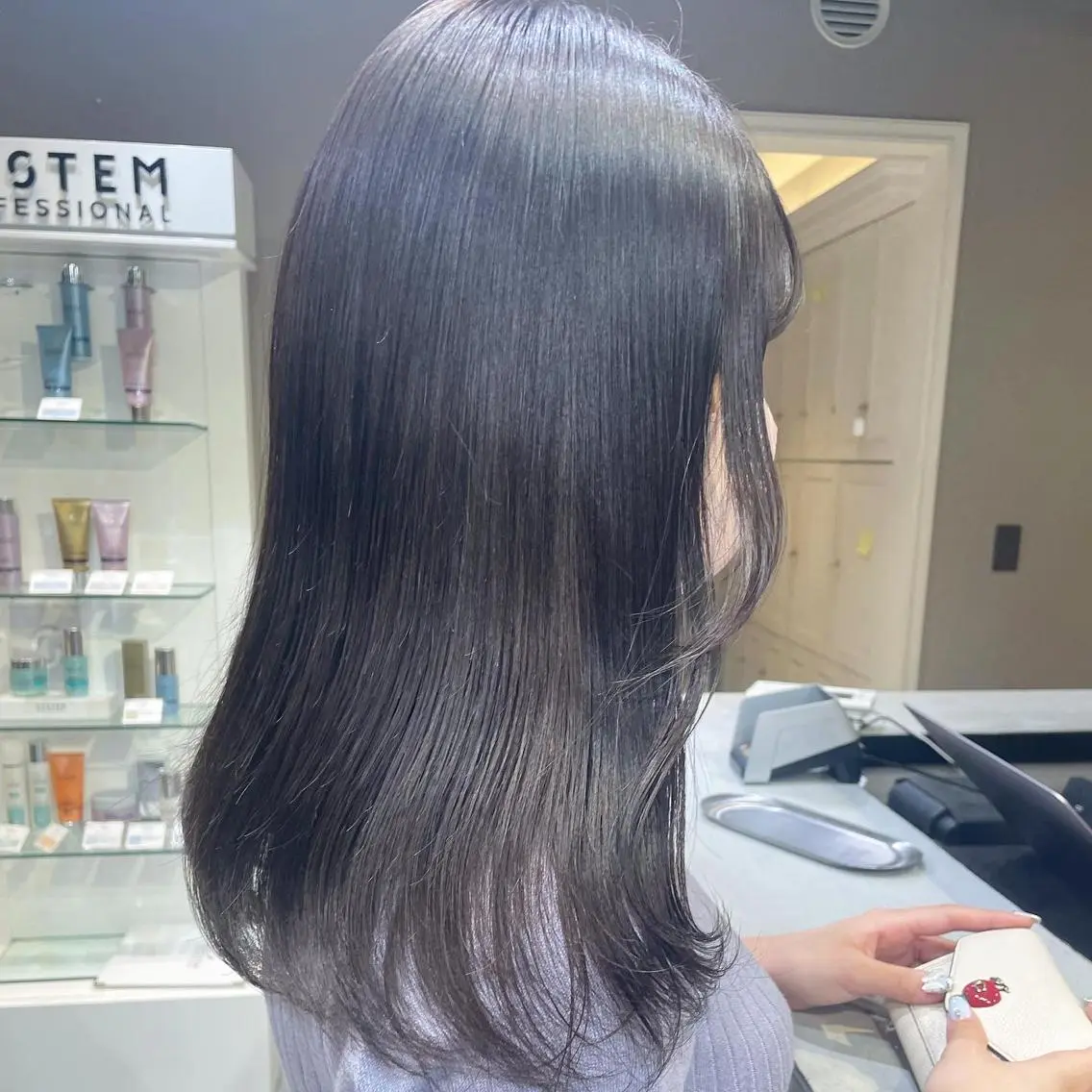 セミロング ♡似合わせ ハイトーン♡mai♡のヘアスタイル