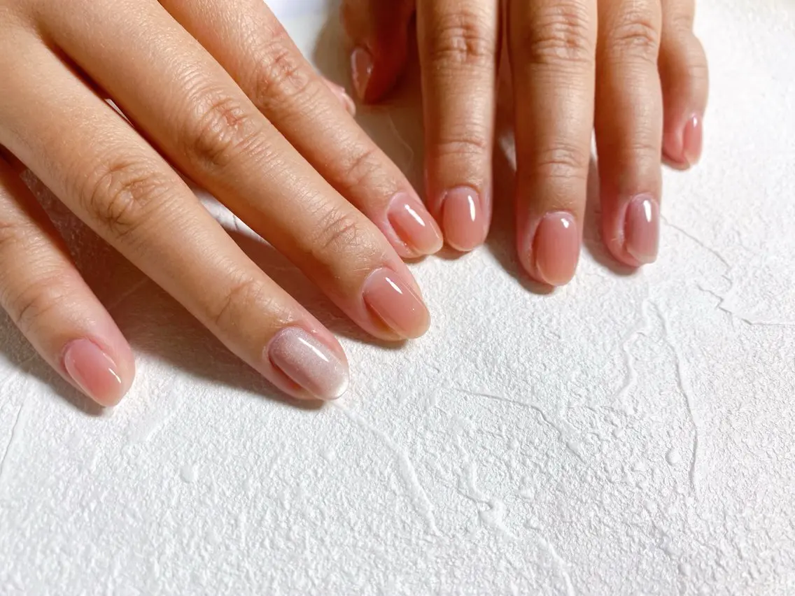 ネイル オーロラネイル フットネイル フレンチネイル ジェルネイル 韓国ネイル ハンドネイル kiki nail たまプラーザのネイルデザイン
