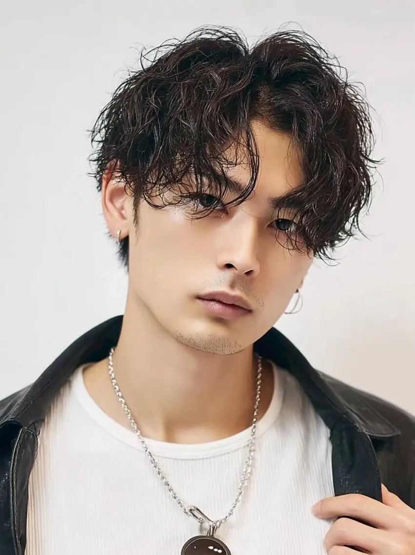 パーマ メンズ 神田 絢飛のヘアスタイル