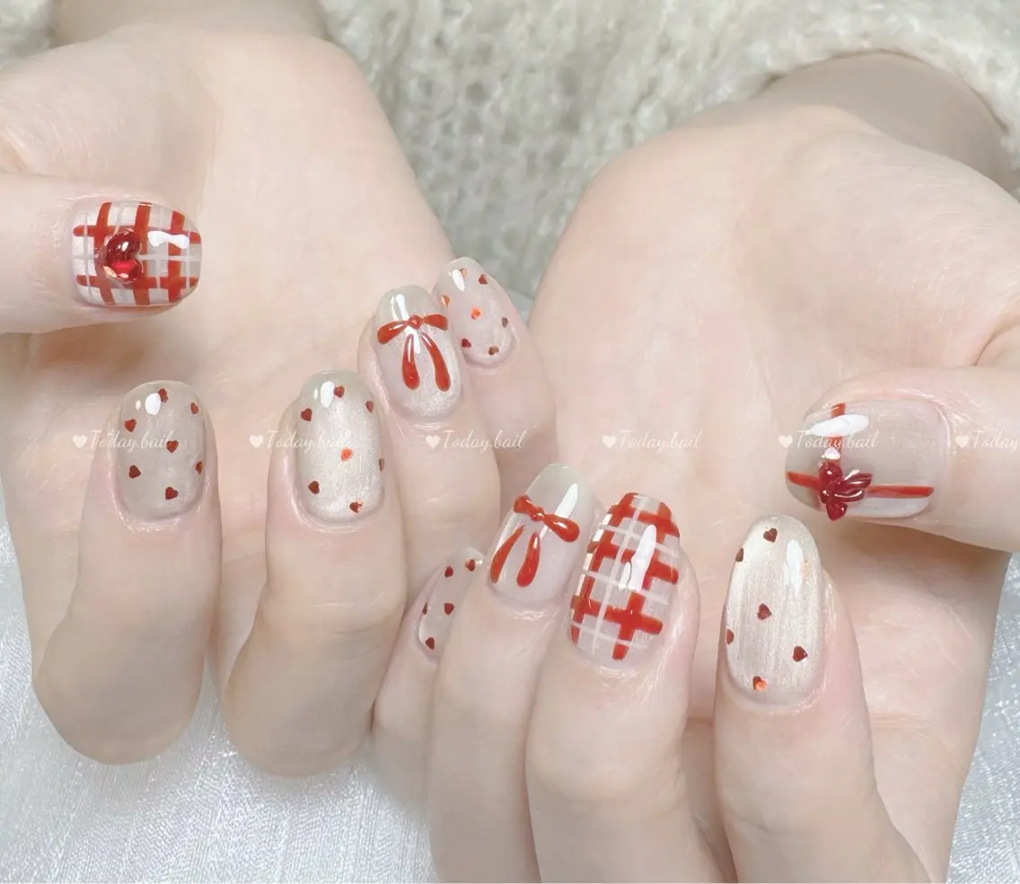 ネイル ハンドネイル 🎀Today nail💅のネイルデザイン
