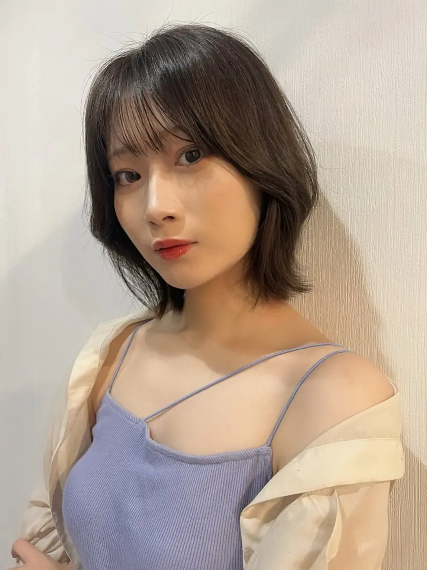 ショート カット ヘアカラー トリートメント 安井 貞好のヘアスタイル