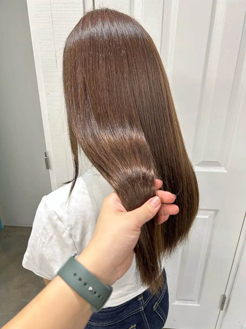カラー ベージュカラー ブラウンカラー ナチュラル大人っぽい スタイル　MAORIのヘアスタイル