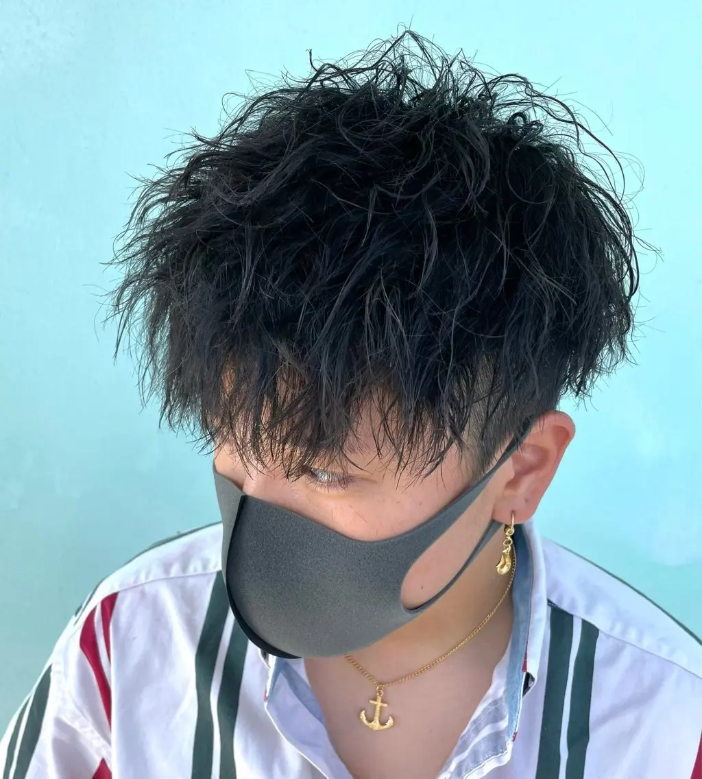 カット+スパイラルパーマの写真