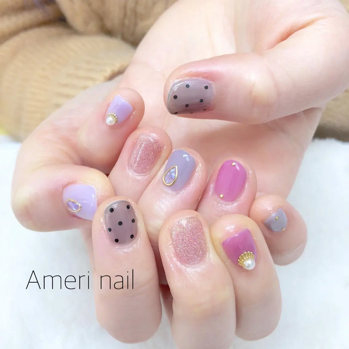 ネイル ハンドネイル Ameri nail /UKIのネイルデザイン