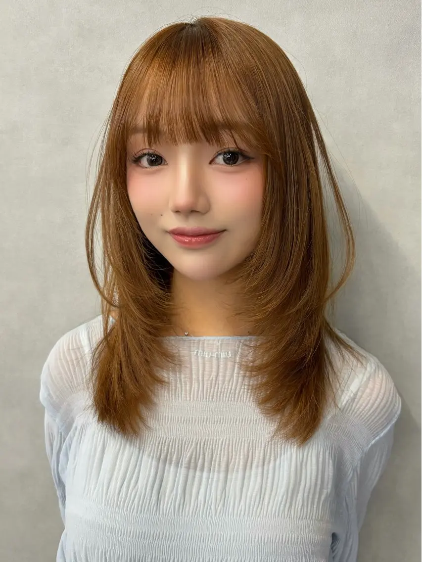 ミディアム さくら/表参道/ボブ /ミディアムのヘアスタイル