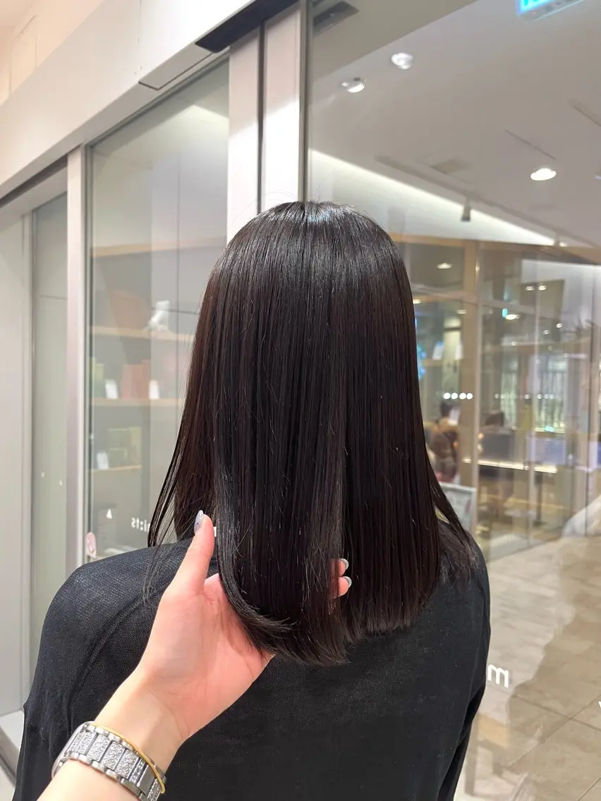 ミディアム カラー 💙水光ヘアカラー / リナ🦋🫧のヘアスタイル