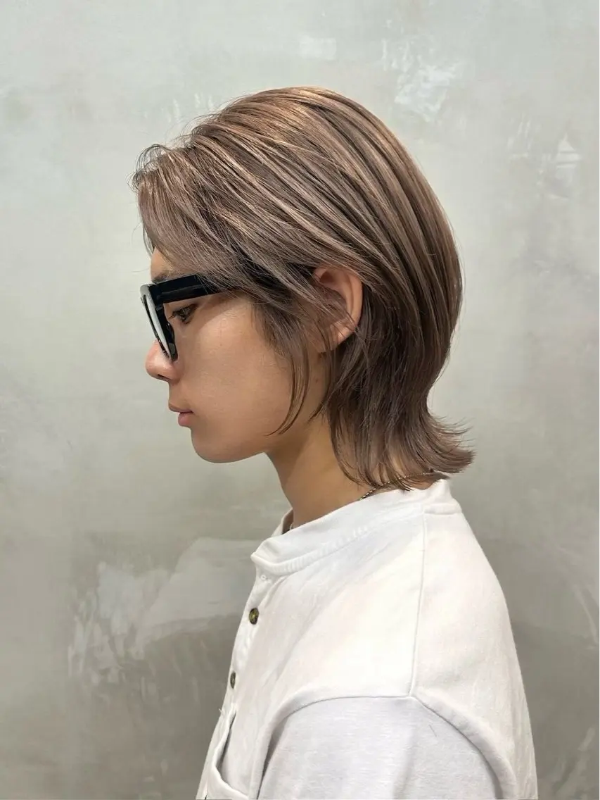 カラー メンズ ヘアカラー 岸田 和樹のヘアスタイル