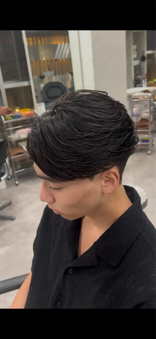 パーマ メンズ カット パーマ パーマ、縮毛特化🔥 ワタベリョウマのヘアスタイル