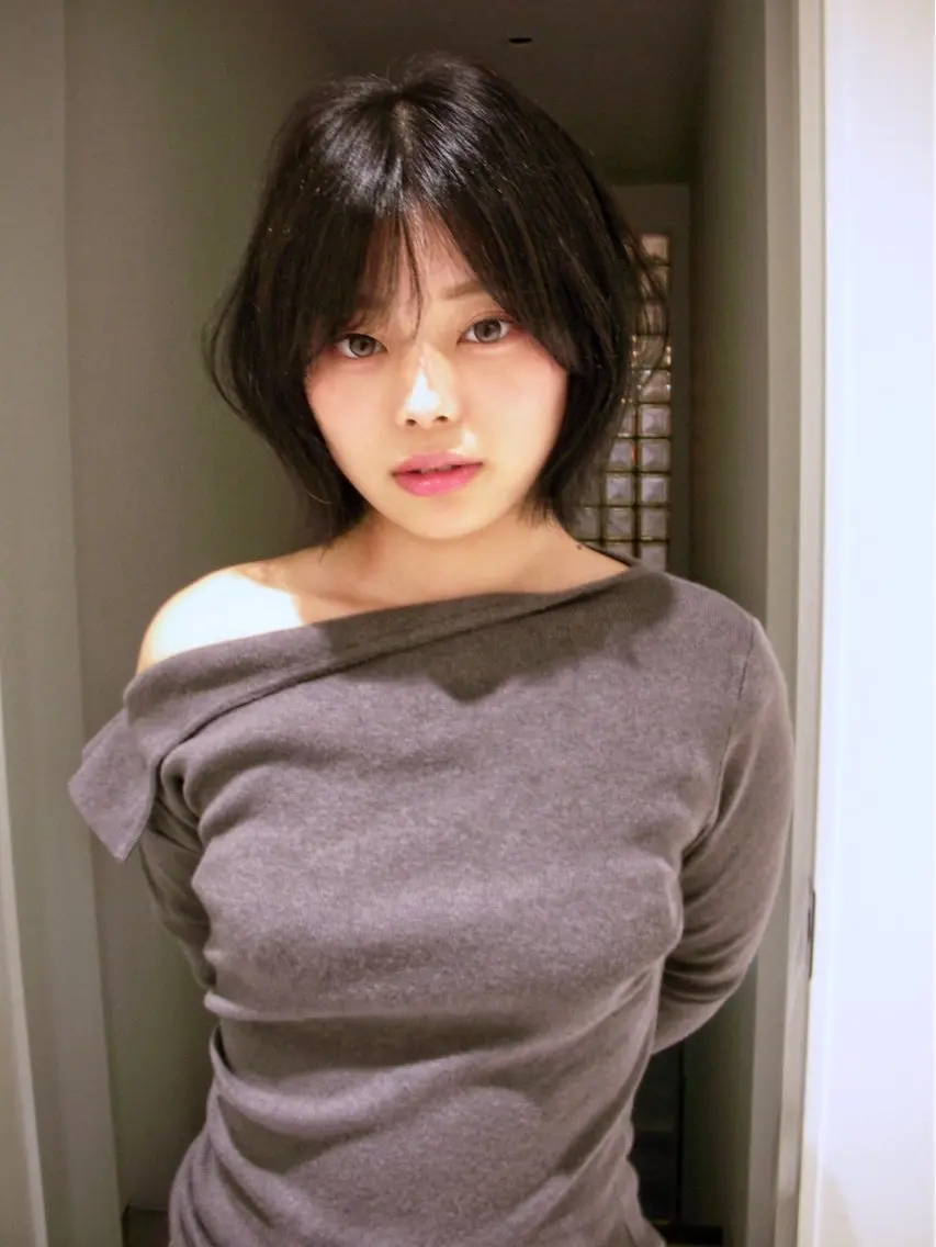 ショート カラー らん カラーモデル募集中のヘアスタイル
