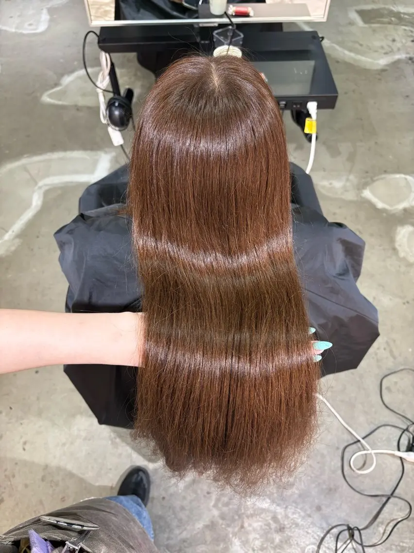 ロング ヘアカラー デザインカラー/原色 /艶髪/Nozomiのヘアスタイル