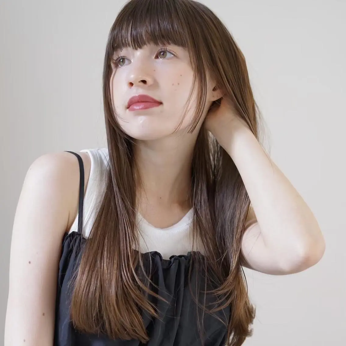 カラー ヘアアレンジ トリートメント ✨透明感カラー✨ suzuka🫧のヘアスタイル