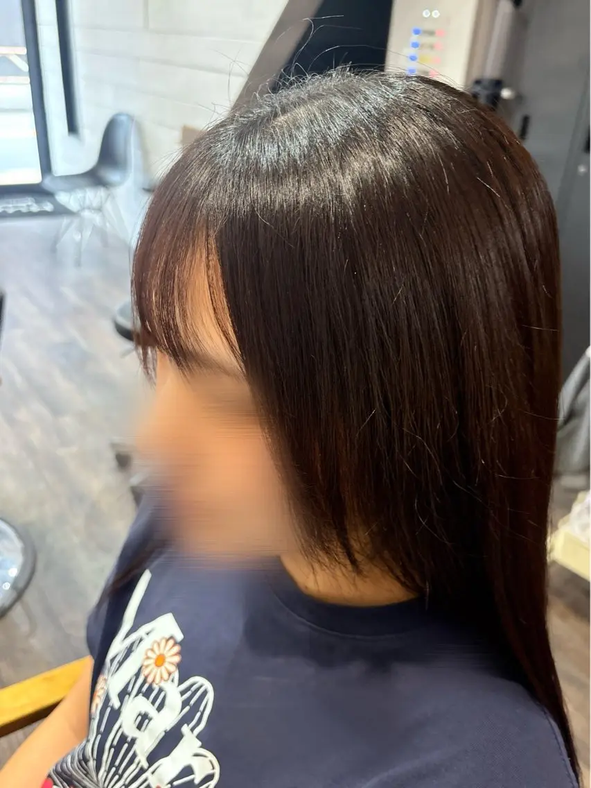 パーマ 縮毛矯正 💎yuina🦋 透明感カラーのヘアスタイル