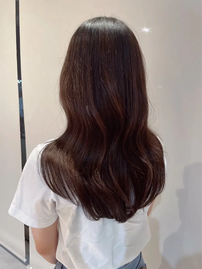 ロング カラー ヘアアレンジ ヘアカラー 🫧ナチュラル矯正 /カラー🫧あやりのヘアスタイル