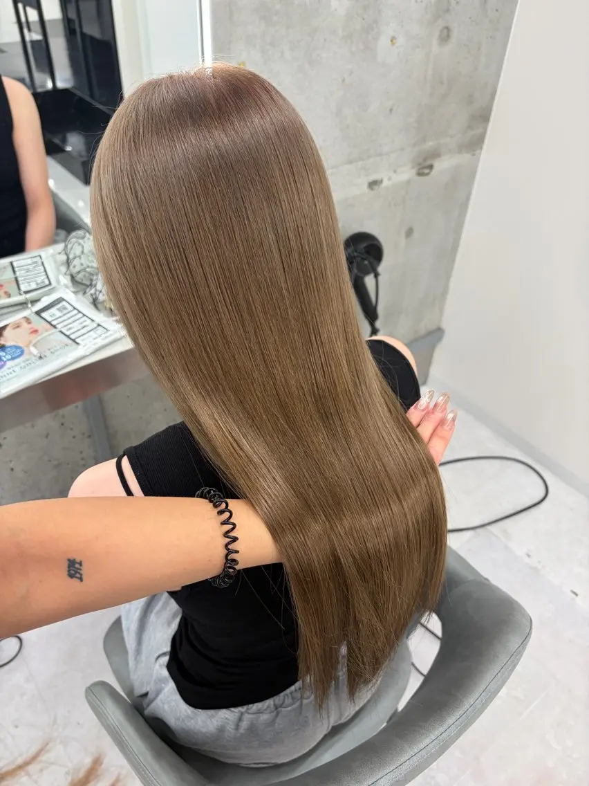 ロング カラー カット ヘアカラー カラー/エクステ 🤍ルナのヘアスタイル