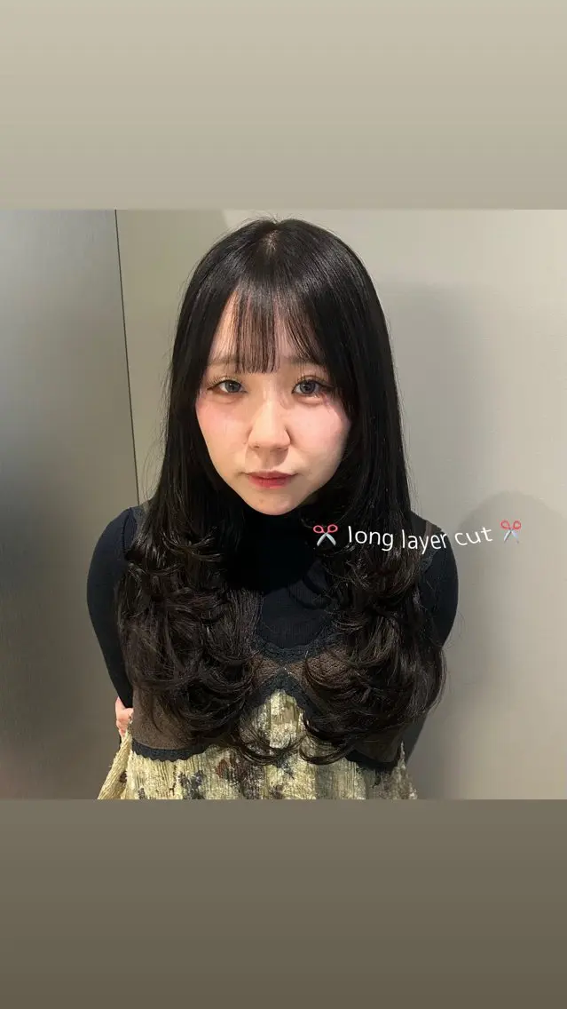ロング yuka♡/暖色系/ ブリーチなしWカラーのヘアスタイル