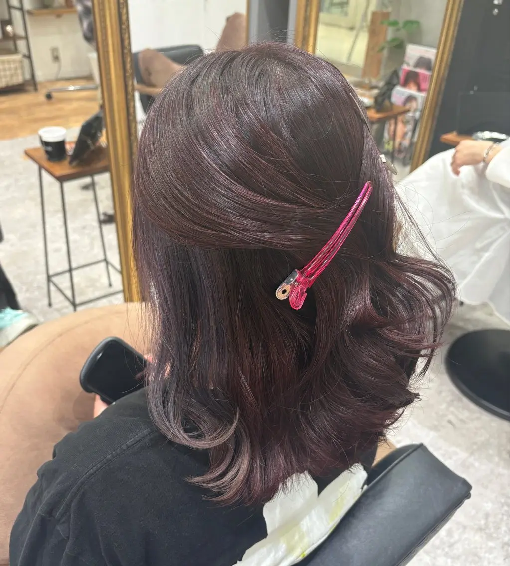 カラー ヘアカラー ピンクカラーアレンジ 🩷AYANA🩷のヘアスタイル