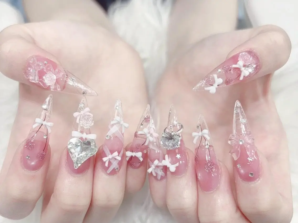 ネイル 長さ出し 韓国ネイル スカルプネイル ワンホンネイル ハンドネイル ハンドケア MUNI🎀 NAIL のネイルデザイン
