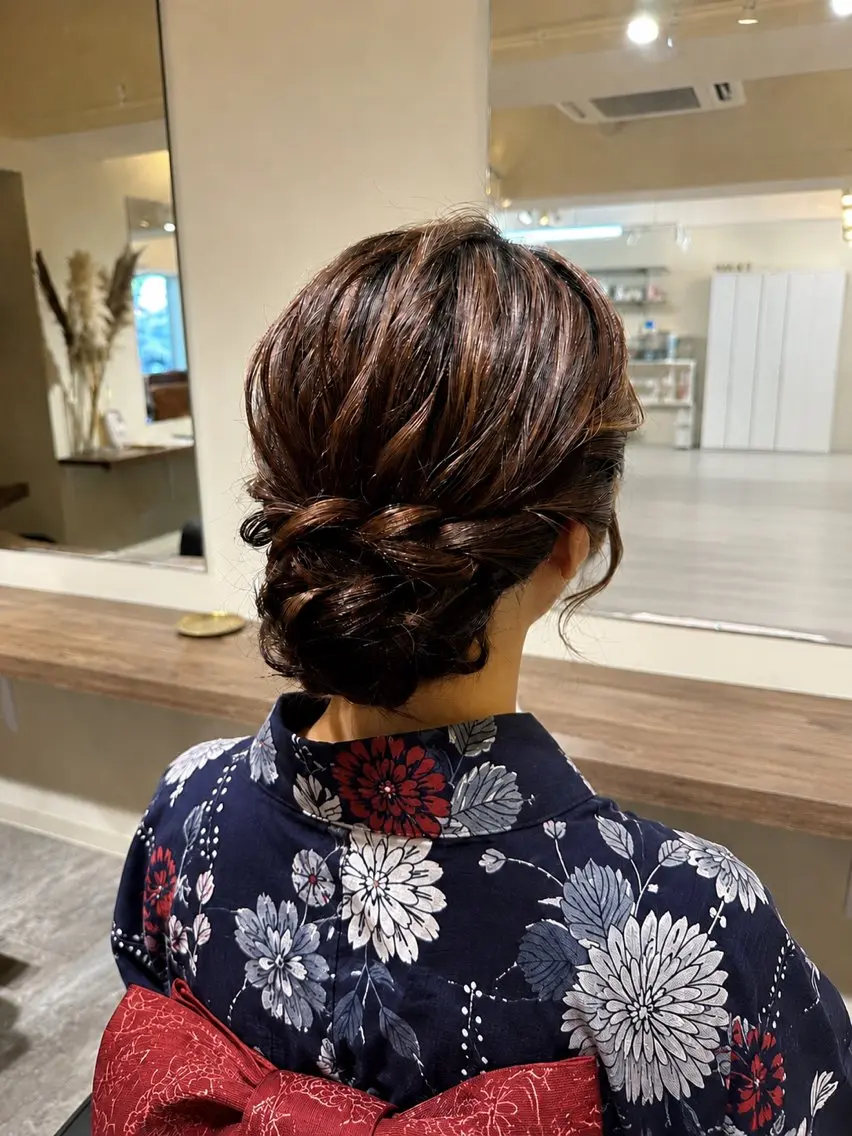 ヘアアレンジ ヘアセット 高橋 那美のヘアスタイル