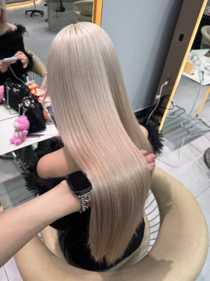 ロング ヘアカラー トリートメント ゆーだい🇰🇷韓国 🇰🇷×髪質改善のヘアスタイル