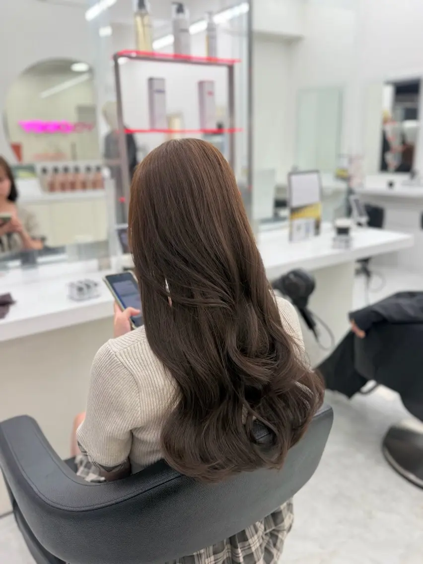 ロング カラー カット ヘアカラー 🤍レイヤー/顔周り /hirari🤍のヘアスタイル
