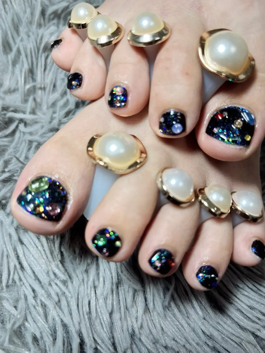 ネイル フットネイル ek.nail⭐︎ kanaのネイルデザイン