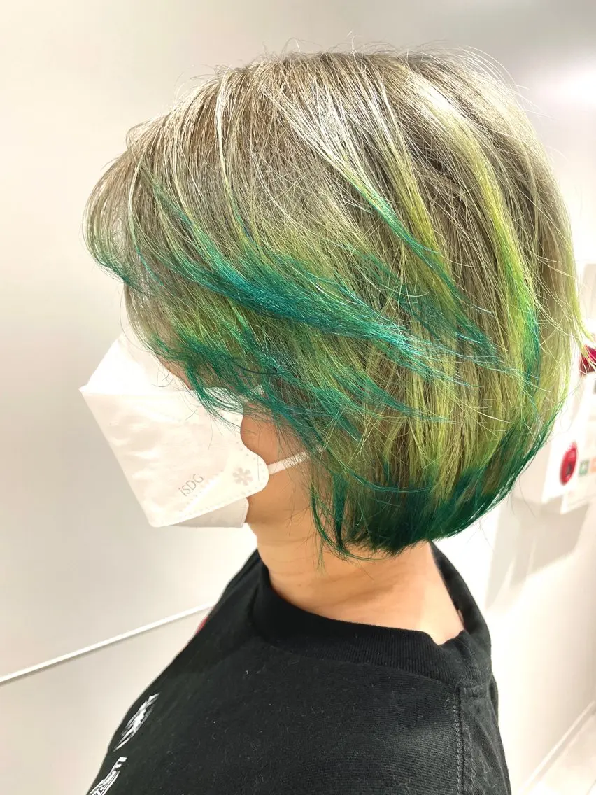 ショート カット ヘアカラー トリートメント 大阪 美容師 林のヘアスタイル
