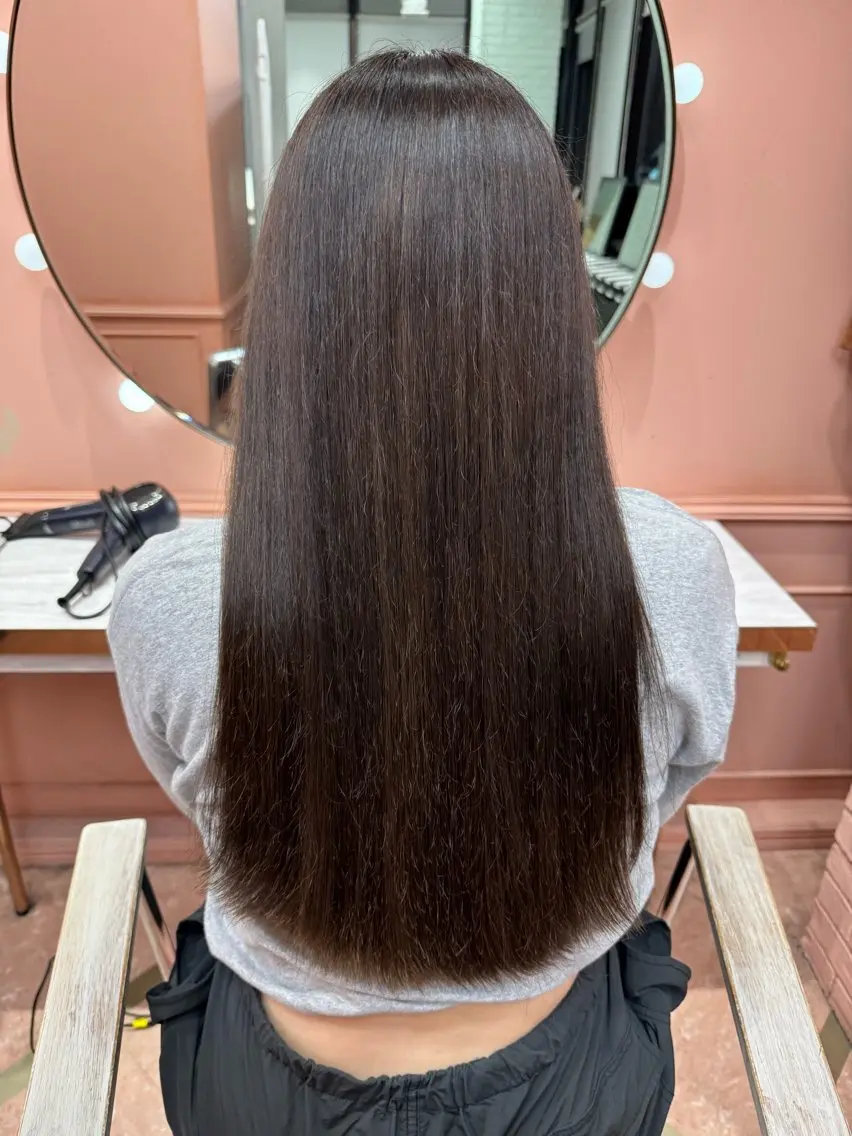 ロング 🇰🇷韓国風ハイ トーンKANA🖤のヘアスタイル
