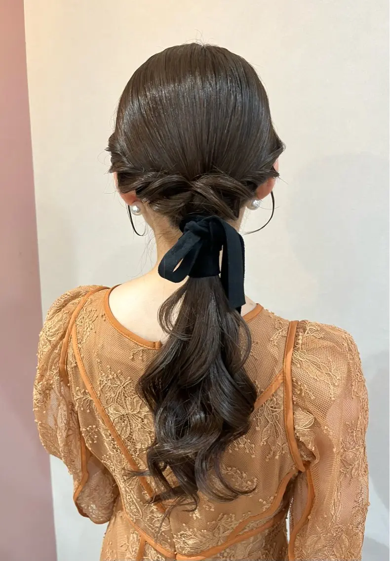 ヘアアレンジ ヘアセット Mila Akariのヘアスタイル