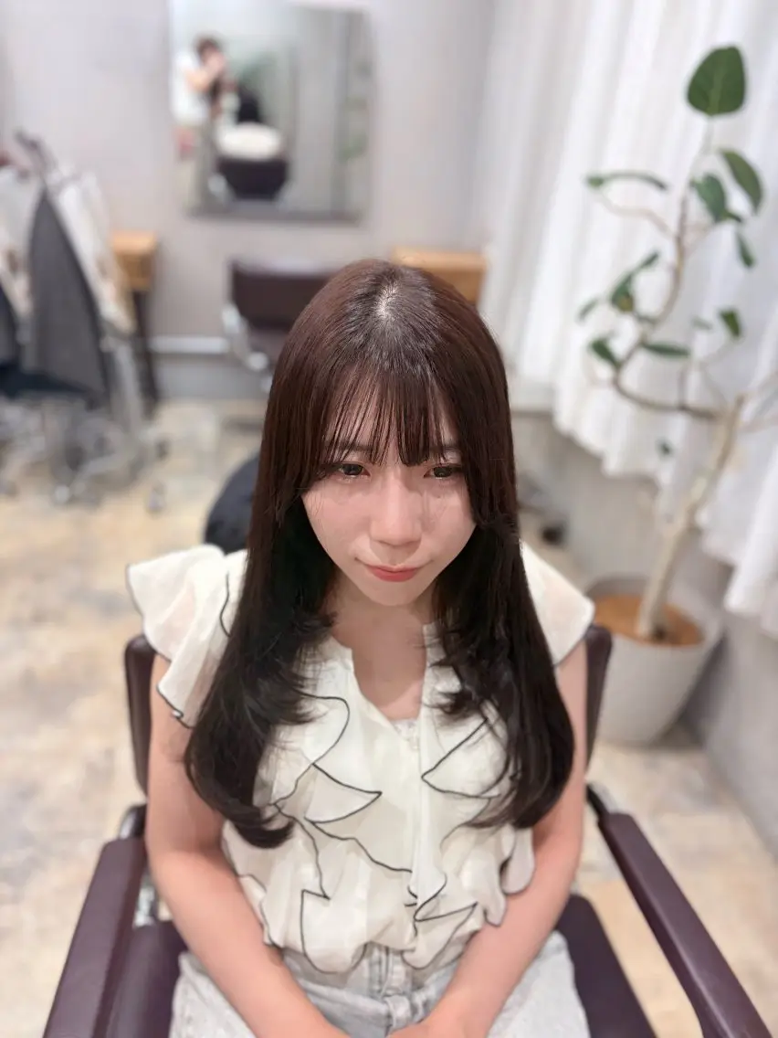 ロング ヘアカラー トリートメント 寺下 璃桜のヘアスタイル