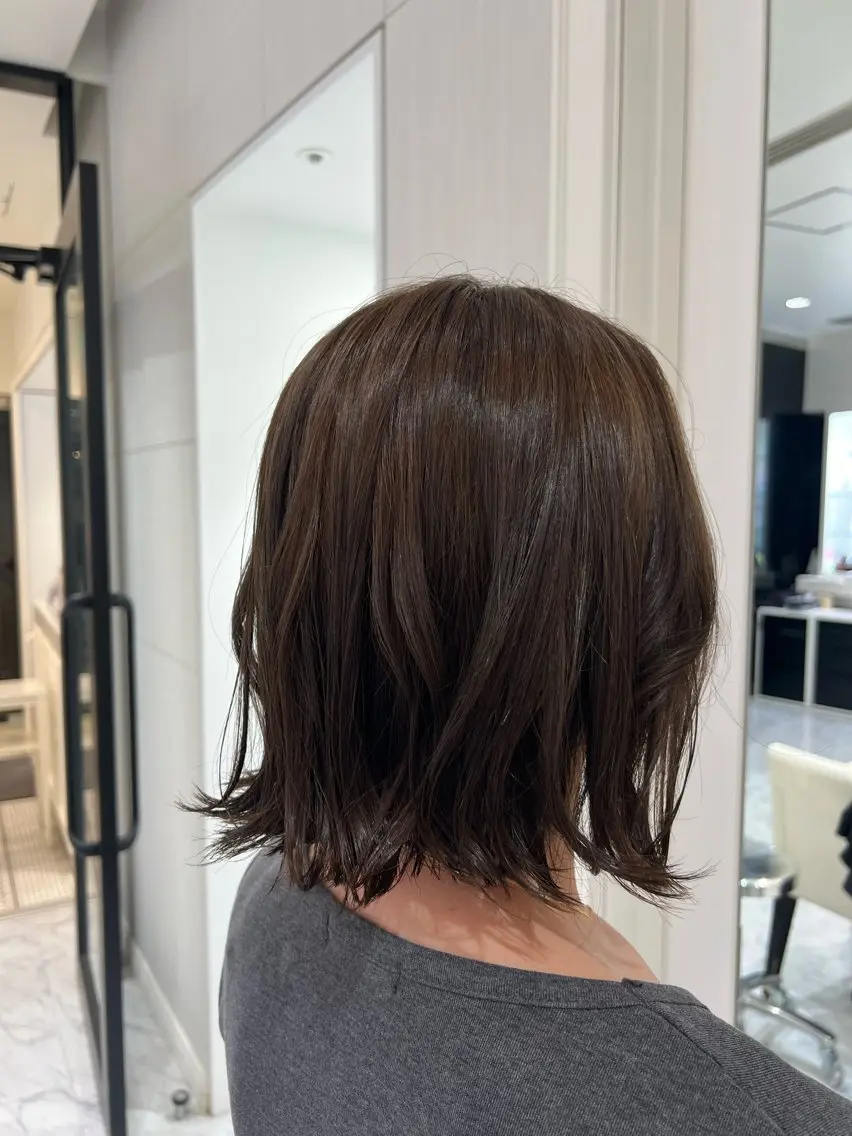 ミディアム 奈良 姫依のヘアスタイル