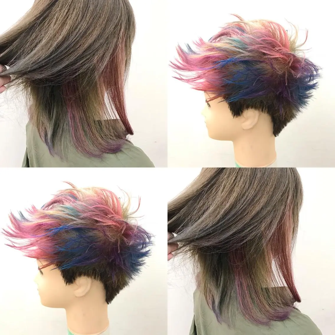 ショート カラー ブリーチカラー/ 岩破瑞希のヘアスタイル