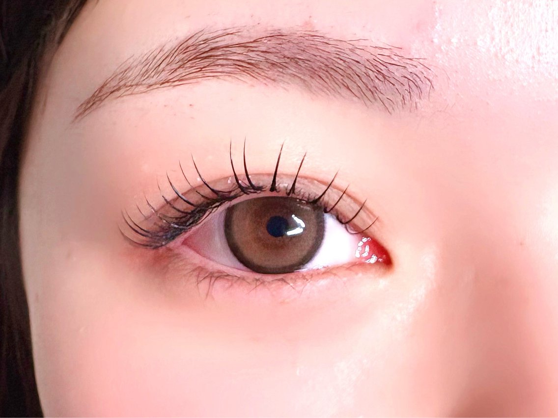 マツエク・マツパ バインドロック フラットラッシュ ナチュラル 一重×まつ毛パーマ マツエク Selfish Angel☆RIKAのマツエク・マツパデザイン