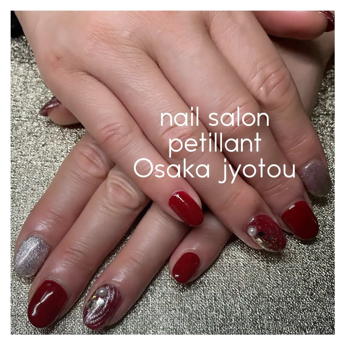 ネイル 冬ネイル クリスマス nail salon petillantのネイルデザイン