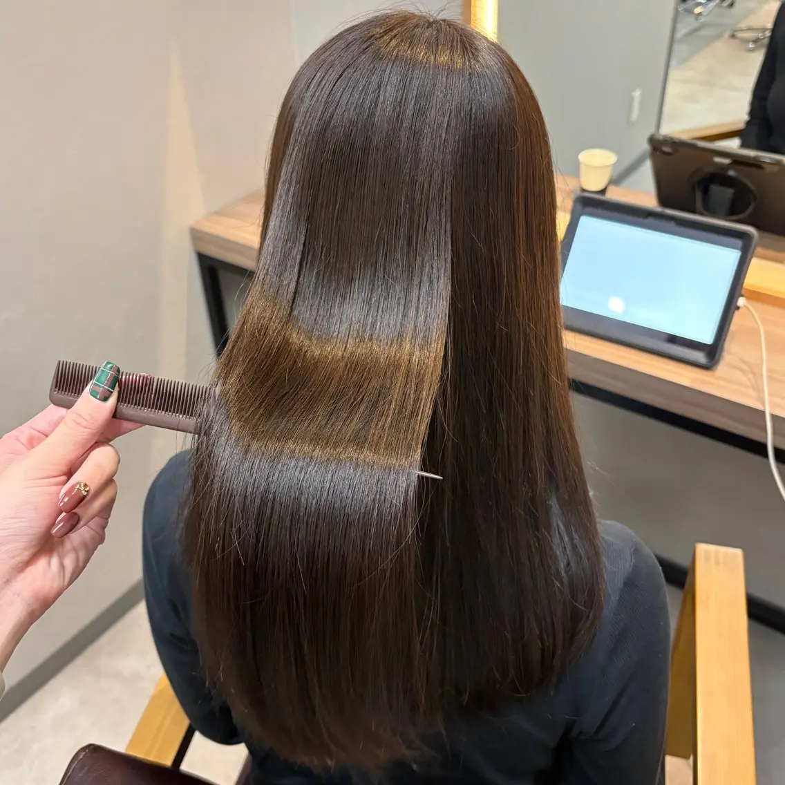 ロング カラー カット ヘアカラー トリートメント 髪質改善/縮毛矯正 💜COCORO💜のヘアスタイル