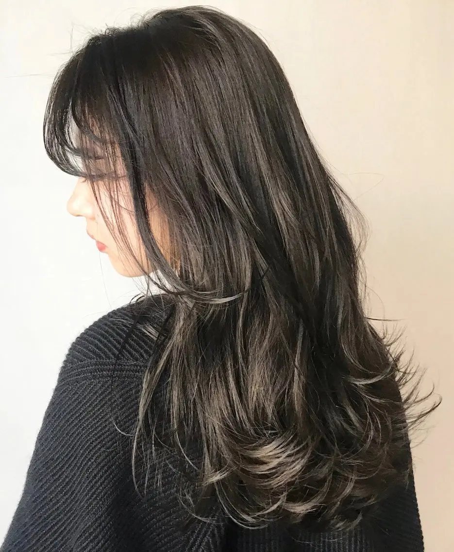セミロング カラー ハイトーンカラー ボブ レイヤーカット カット ヘアカラー トリートメント ✨ハイトーン特化✨ 透明感カラー✨渋谷✨のヘアスタイル